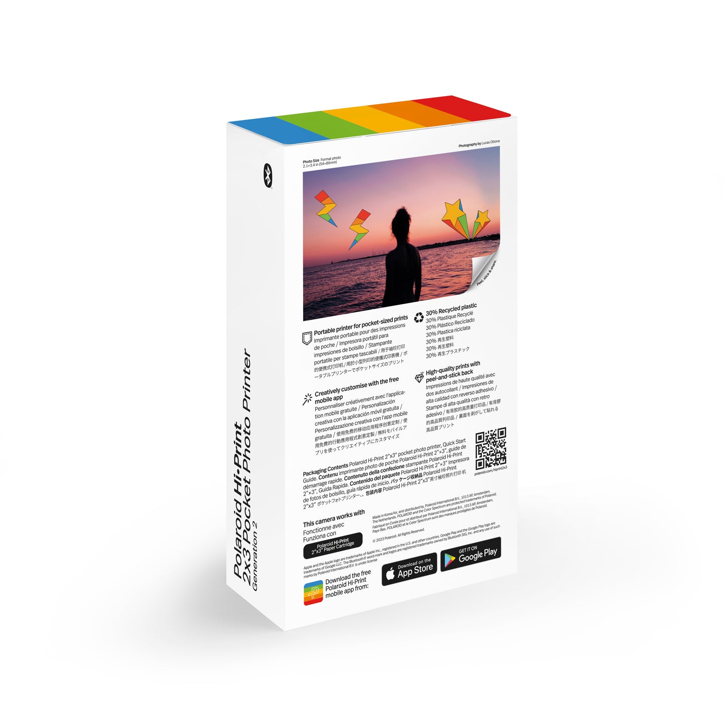 Polaroid Hi•Print 2x3 Generation 2 Pocket Photo Printer