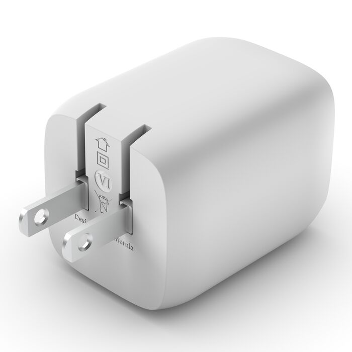 Belkin 65W Dual USB-C GaN Wall Charger with PPS