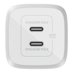 Belkin 65W Dual USB-C GaN Wall Charger with PPS