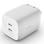 Belkin 65W Dual USB-C GaN Wall Charger with PPS